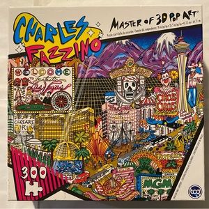 Charles Fazzino Master of 3D Pop Art “Welcome to Fabulous Las Vegas” Puzzle 300